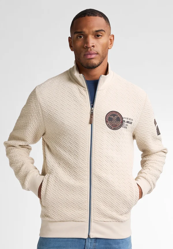 COMFORTABLE CABANA - Strickjacke - seashell