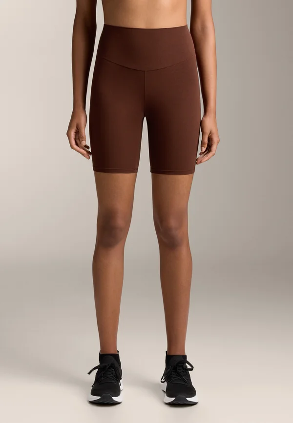 COMFORTLUX HIGH-RISE 20cm BIKER  - Tights - dark brown