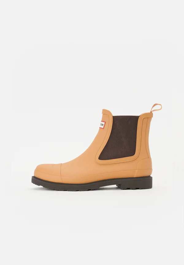 COMMANDO CHELSEA BOOT - Gummistiefel - biscuit/chocolate brown