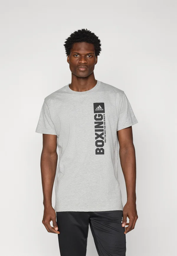 COMMUNITY VERTICAL BOXING - T-Shirt print - grey/black