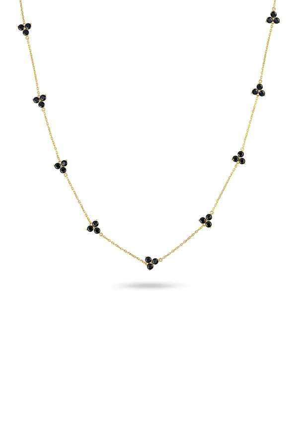 COMO LINK ONYX NECKLACE UNISEX - Halskette - gold-coloured