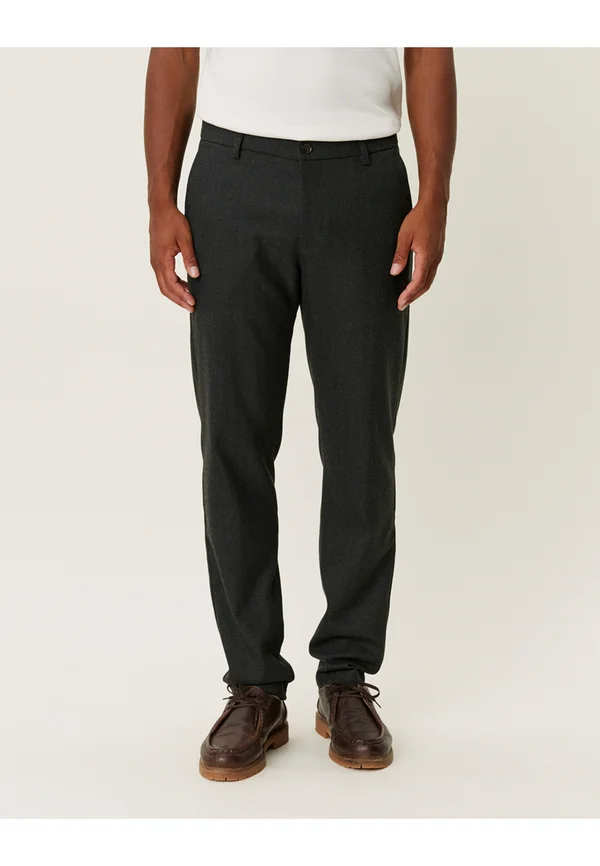 COMO SUIT PANTS - Anzughose - charcoal/grey melange