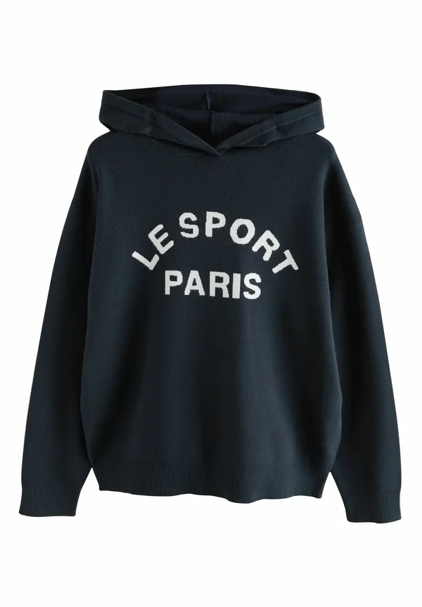 COMPACT COSY GRAPHIC LONGSLEEVE - Strickpullover - navy