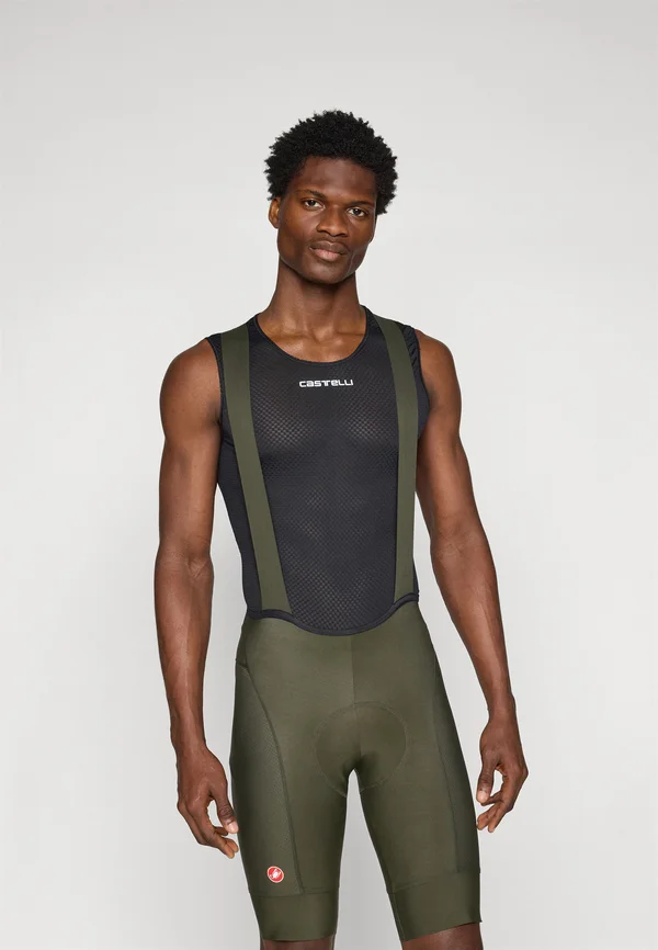 COMPETIZIONE BIBSHORT - Tights - deep green