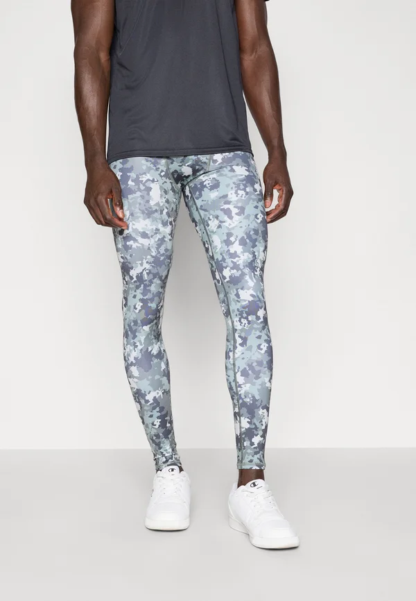 COMPRESSION LEGGINGS COMBAT - Tights - green/black