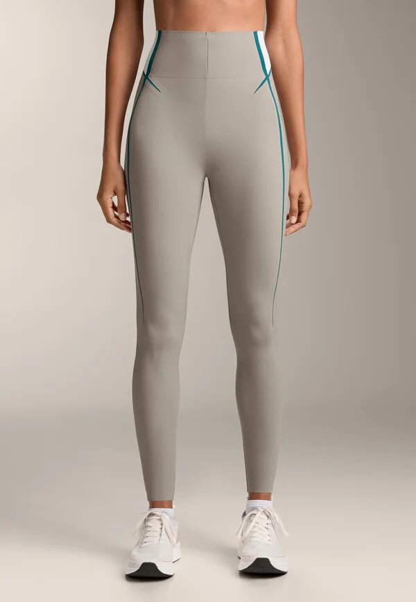 COMPRESSIVE CORE CONTROL LINES RISE  - Tights - sand