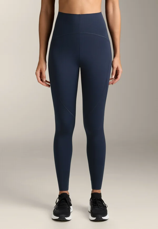 COMPRESSIVE HIGH RISE ANKLE-LENGTH BASIC - Leggings - Hosen - metallic blue