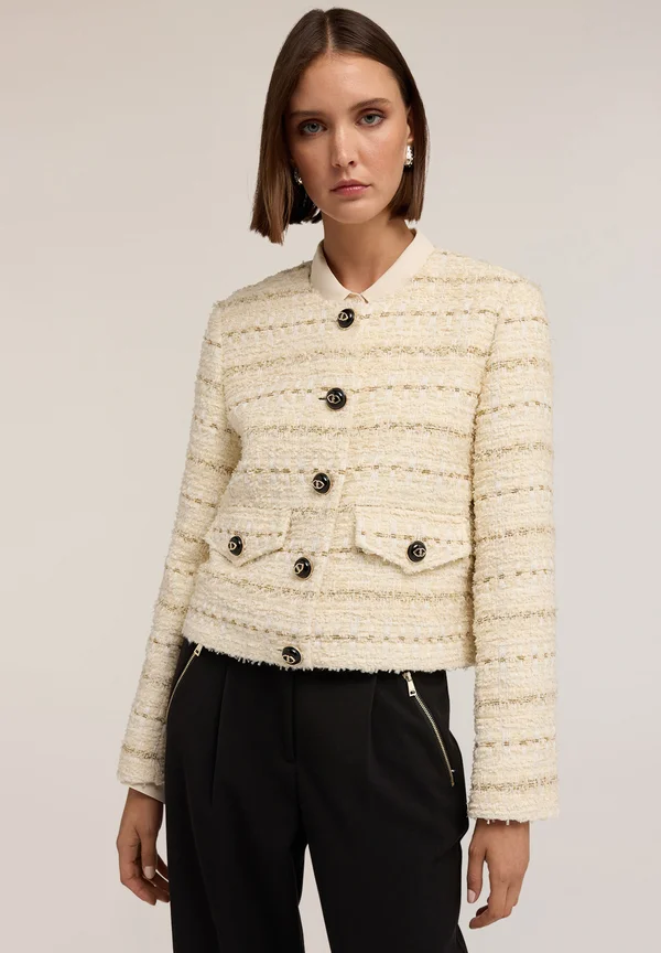CON BOTTONI - Übergangsjacke - beige