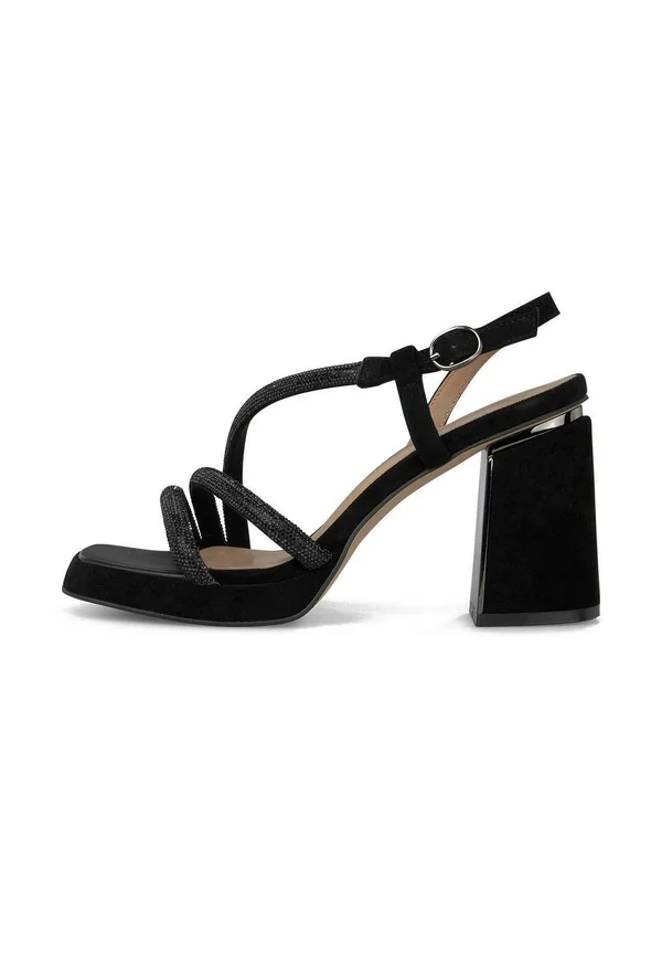 CON CIERRE CON HEBILLA - High Heel Sandalette - black