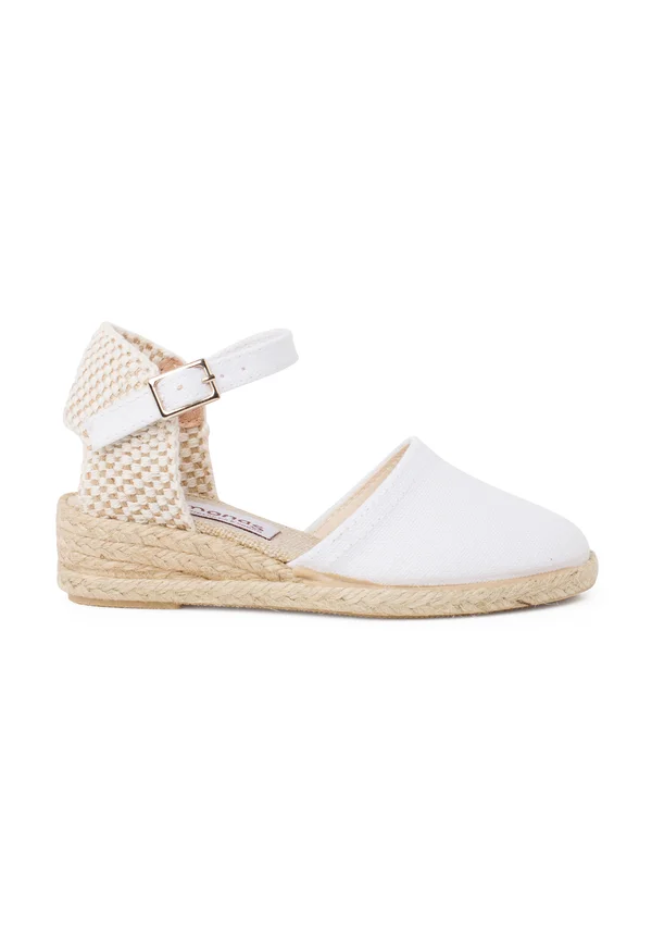 CON HEBILLA - Riemensandalette - blanco