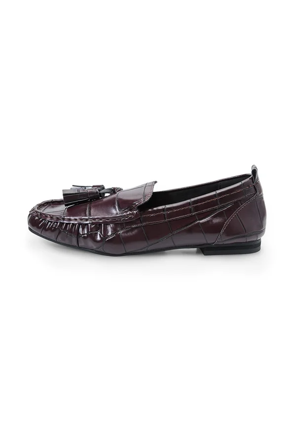 CON NAPPINE LABEL - Slipper - bordeaux