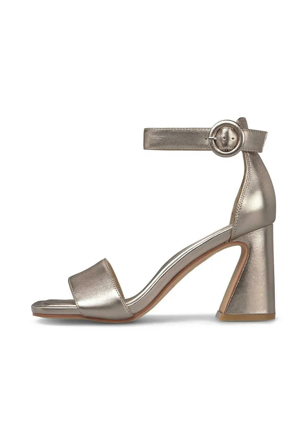CON PUNTERA Y CIERRE CON HEBILLA - High Heel Sandalette - bronce