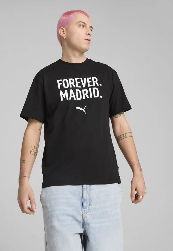 CONCEPT MADRID RELAXED  - T-Shirt print - black
