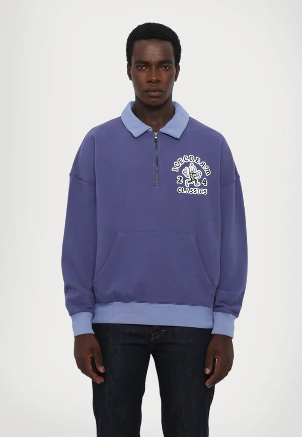 CONE MAN QUARTER ZIP - Sweatshirt - purple