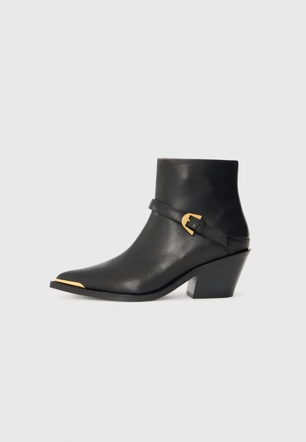 CONNIE - Cowboy-/Bikerstiefelette - noir