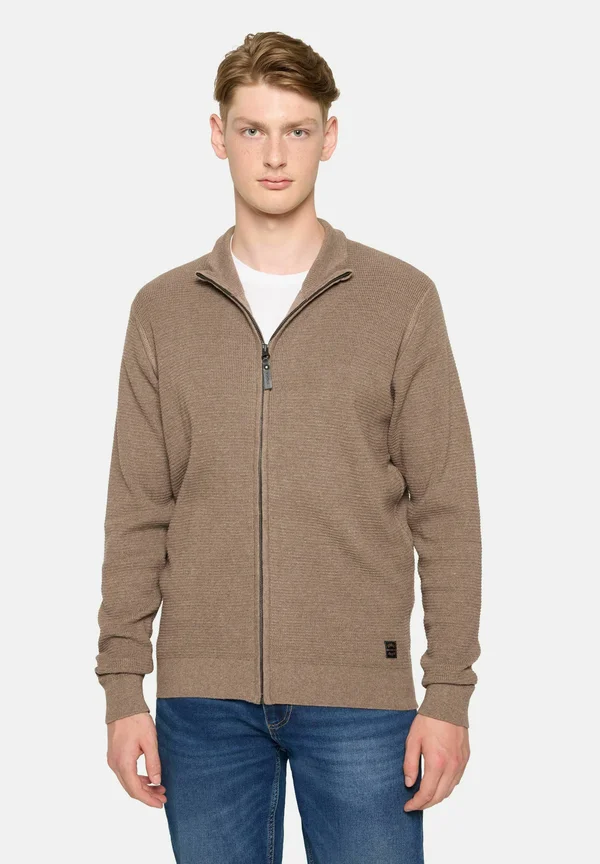 CONNOR STRUCTURE  - Strickjacke - oak melange