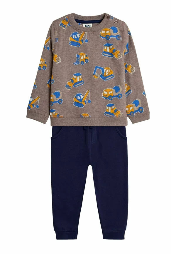 CONSTRUCTION PRINT SET - REGULAR FIT - Jogginghose - mocha