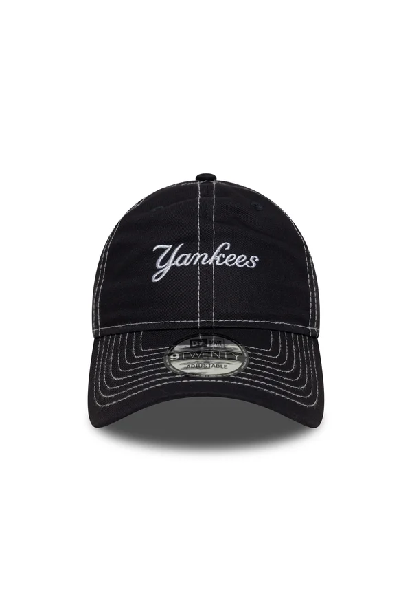 CONTRAST STITCH UNISEX - Cap - dark blue/white