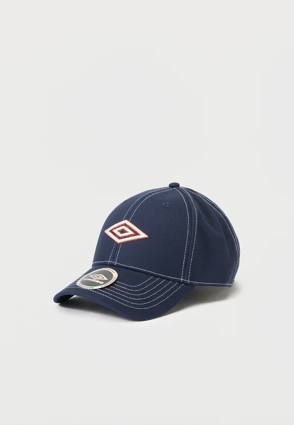 CONTRAST STITCH UNISEX - Cap - dark navy/white sand/cabernet