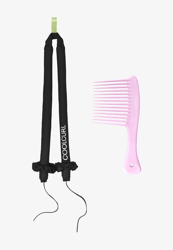 COOLCURL ORIGINAL + COMB FOR CURLS & WAVES - Haar-Styling-Accessoires - black, pink