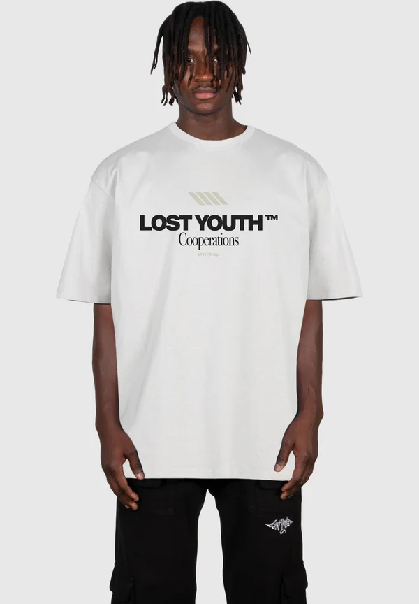 COOPERATIONS - T-Shirt print - lightasphalt