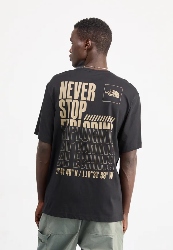 COORDINATES TEE - T-Shirt print - black