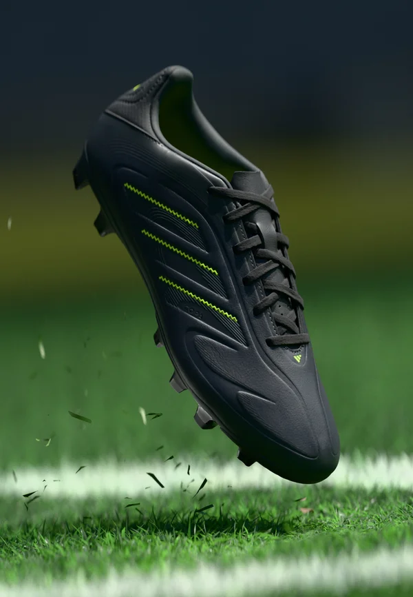 COPA PURE III CLUB FIRM GROUND/MULTI GROUND FOOTBALL BOOTS - Fußballschuhe für festen Untergrund - core black/solid grey/lucid lemon