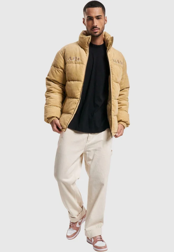 CORDUROY PUFFER - Winterjacke - sand