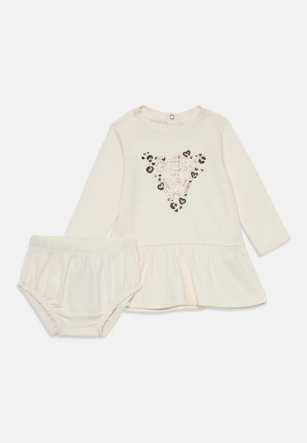 CORE BABY INTERLOCK SET  - Jerseykleid - pale pearl