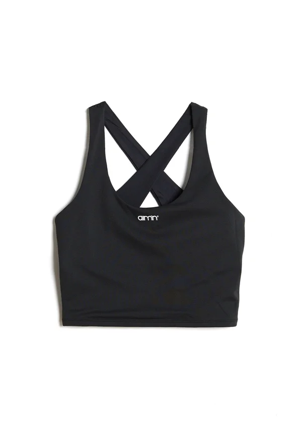 CORE ESSENTIAL - Sport-BH mit mittlerer Stützkraft - black