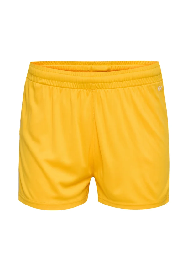 CORE POLY - Kurze Sporthose - sports yellow