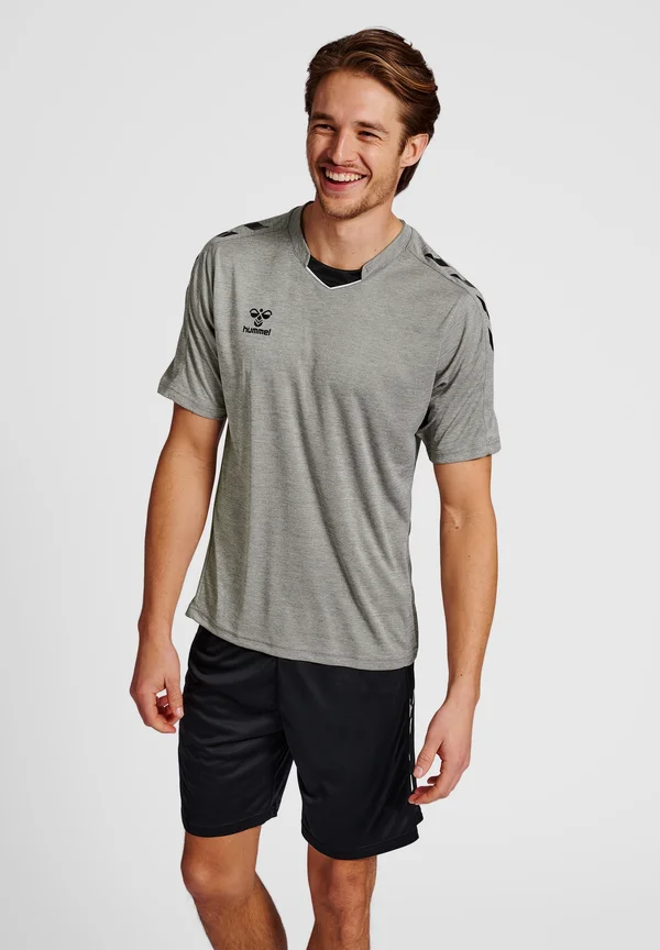 CORE  - Sport T-Shirt - grey melange
