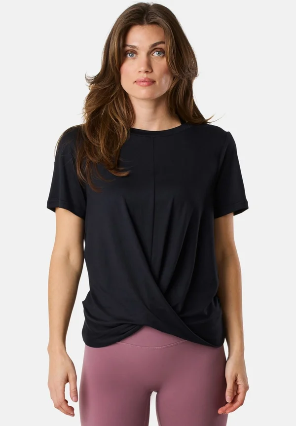 CORE WRAP SOFT - T-Shirt print - black
