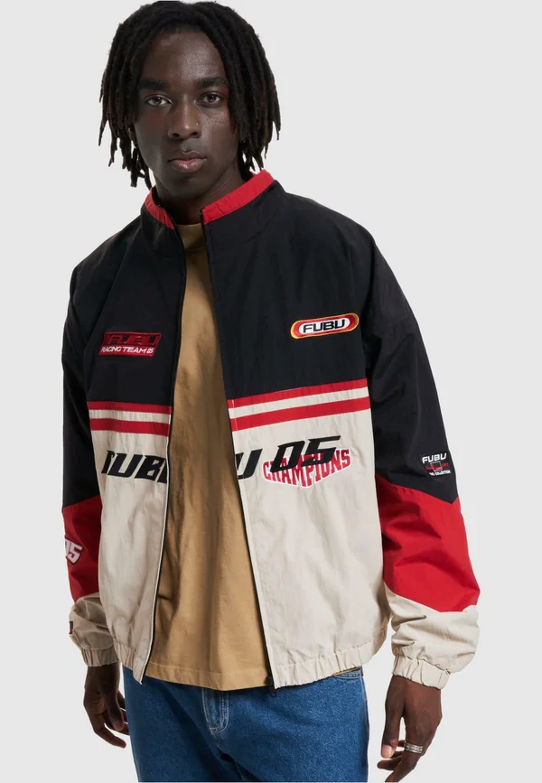 CORPORATE - Übergangsjacke - creme black red