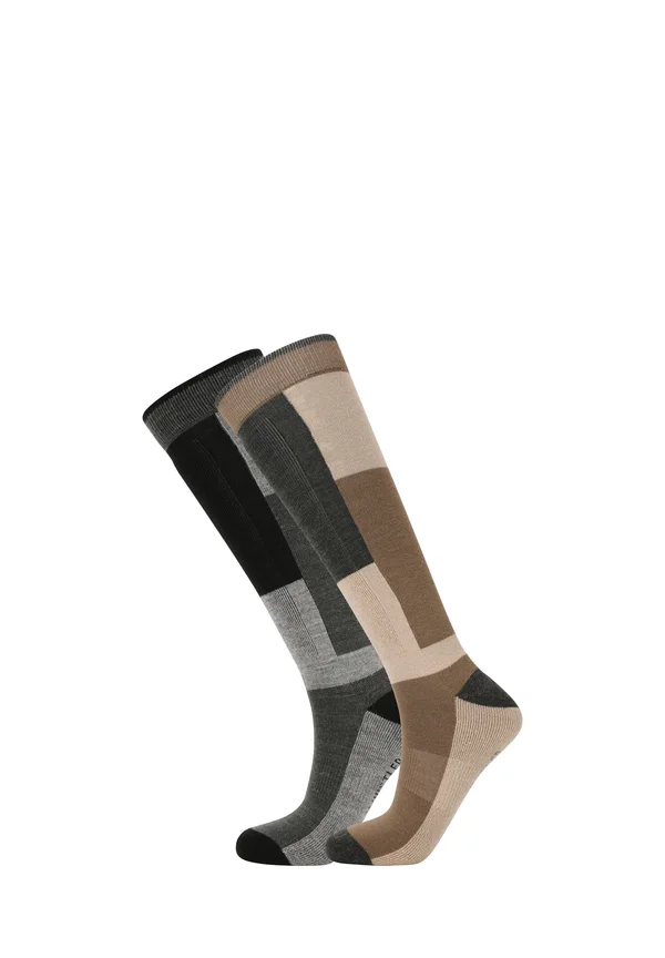 CORSICANA 2-PACK SKI UNISEX - Kniestrümpfe - fallen rock