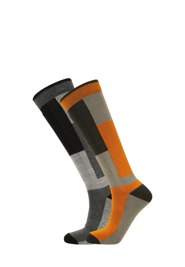 CORSICANA 2-PACK UNISEX - Kniestrümpfe - autumn maple