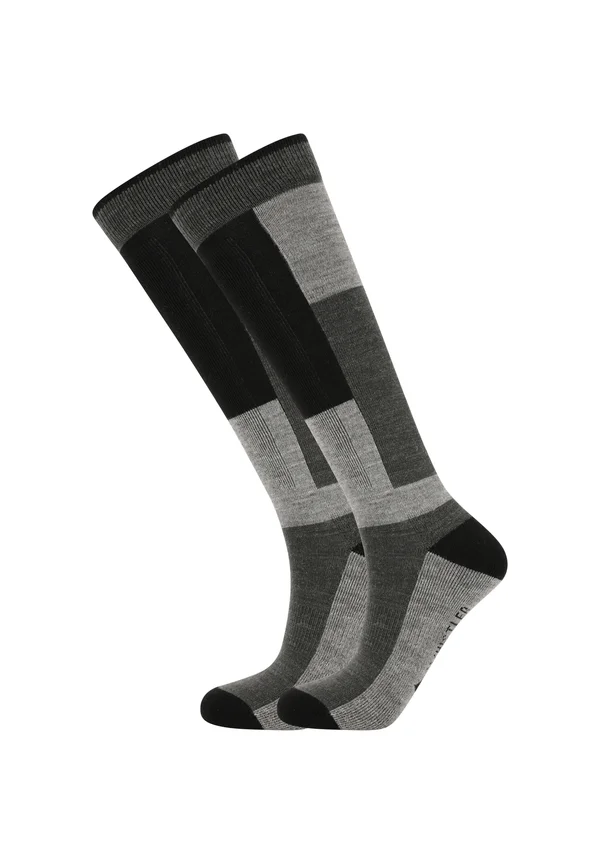 CORSICANA 2-PACK UNISEX - Kniestrümpfe - light grey melange