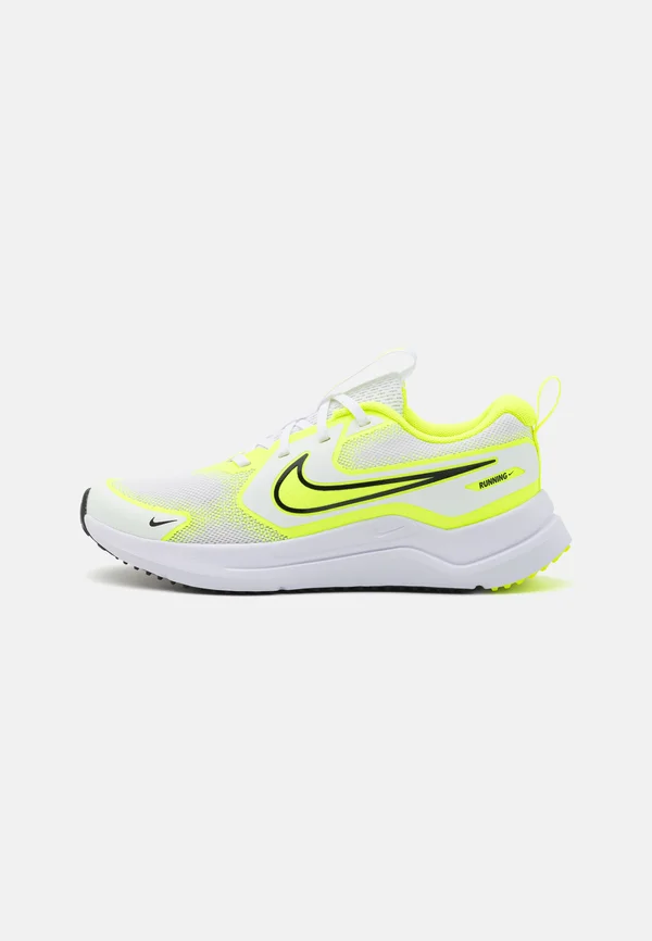 COSMIC RUNNER GS - Laufschuh Straße - white/black/volt