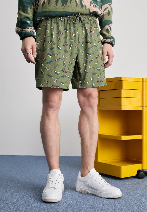 COSTA - Jogginghose - olive/multi colour