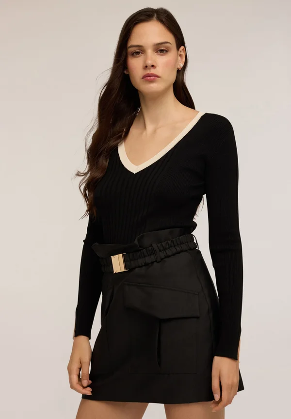 COSTE - Strickpullover - nero