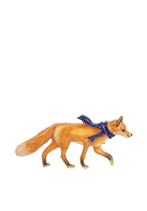 COSY FOX ENAMEL - Brosche - gold-coloured