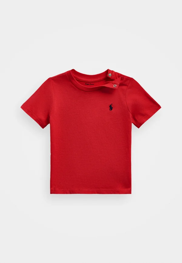 COTTON JERSEY CREWNECK TEE - T-Shirt basic - red