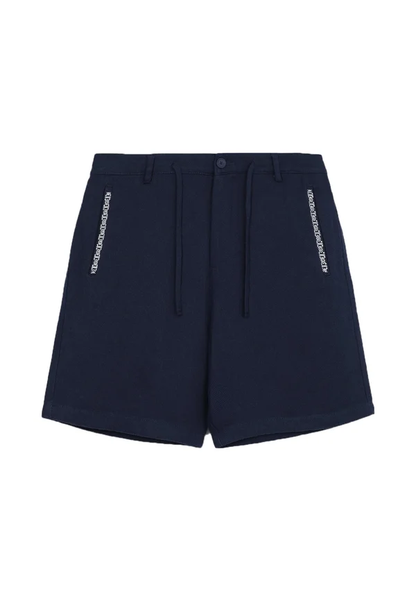 COULISSE RICAMO TASCA  - Shorts - blu navy