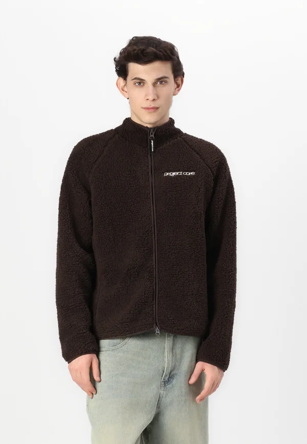 COUNION - Fleecejacke - chocolate brown