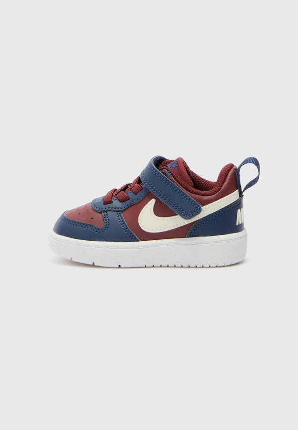 COURT BOROUGH LOW RECRAFT UNISEX - Sneaker low - dark team red/soft pearl/midnight navy/white