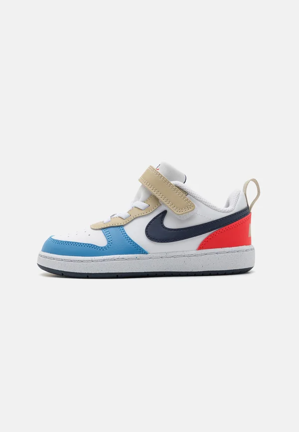 COURT BOROUGH LOW RECRAFT UNISEX - Sneaker low - white/thunder blue/light crimson/blue beyond