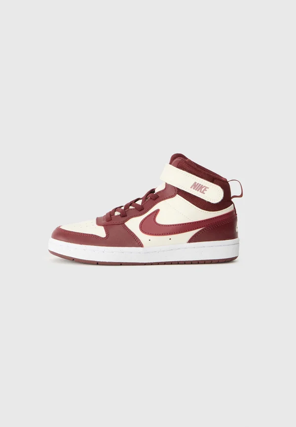 COURT BOROUGH MID 2 UNISEX - Sneaker high - soft pearl/dark team red