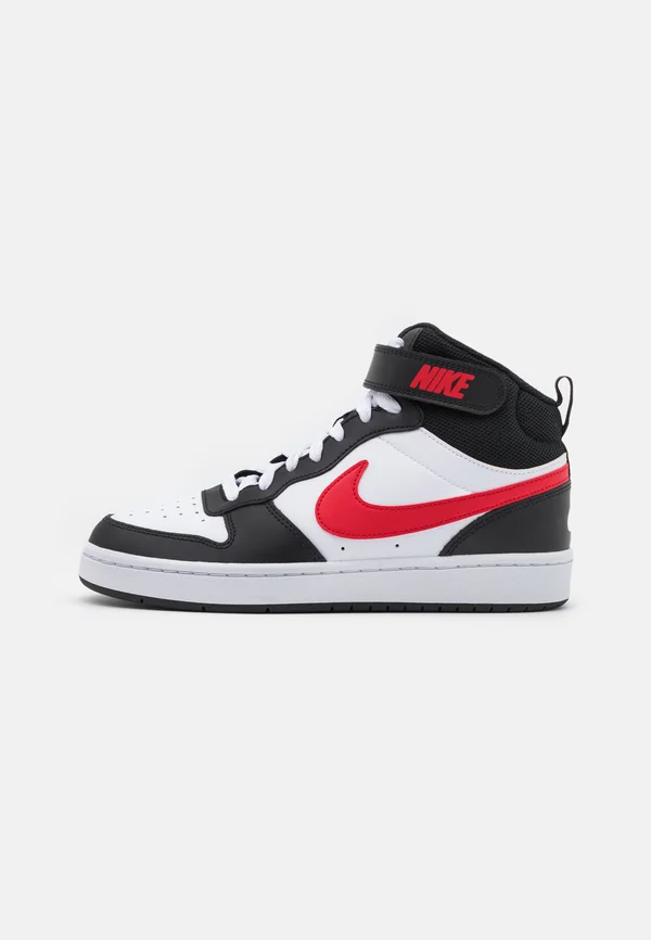 COURT BOROUGH MID 2 UNISEX - Sneaker high - white/black/university red