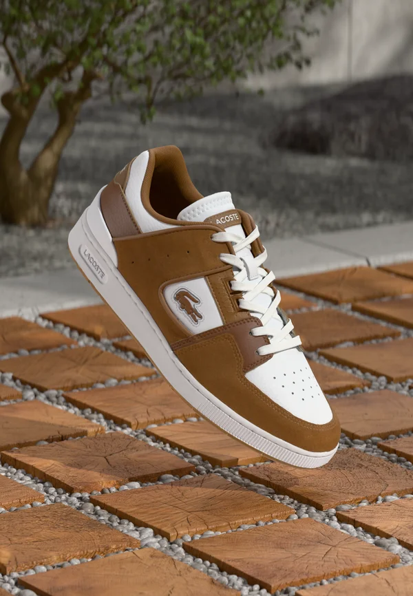 COURT CAGE 225 - Sneaker low - brown/white