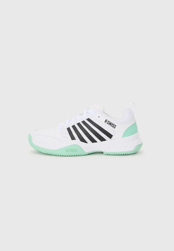 COURT EXPRESS 2 - Tennisschuh für Sandplätze - white neon/mint